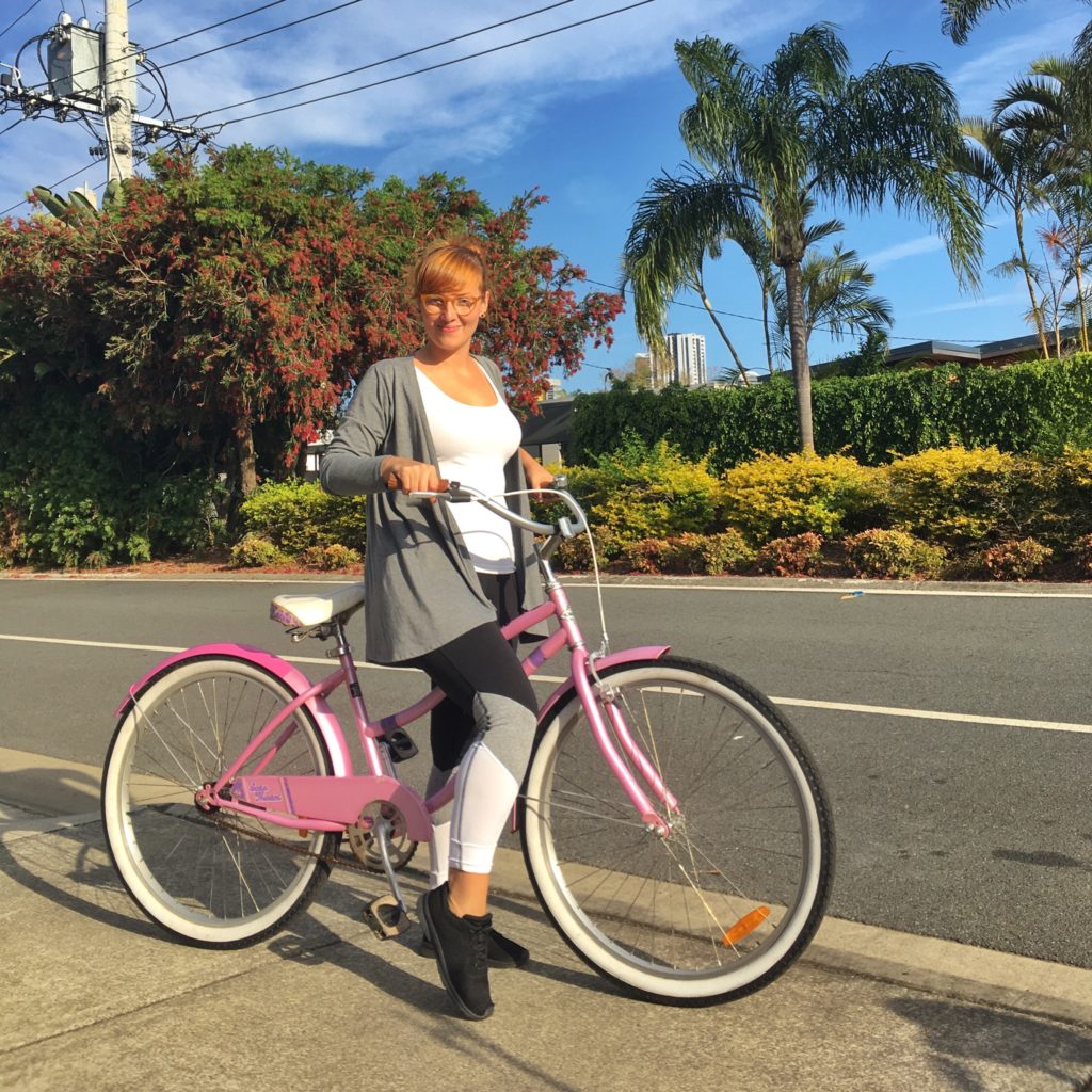 Lenka na kole, Gold Coast, 2019