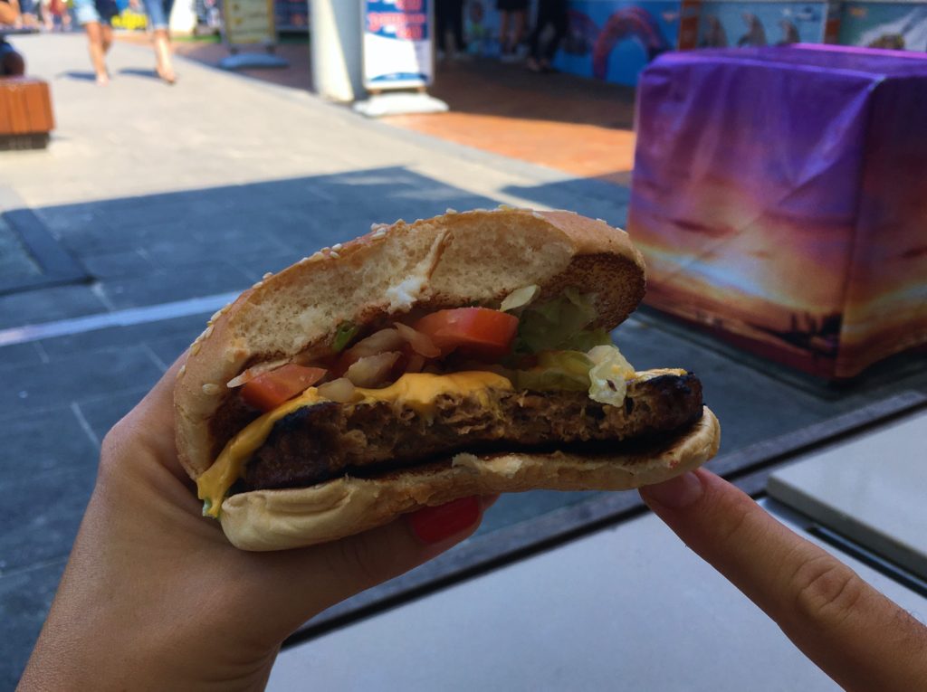 Rebel Whooper burger v Hugry Jack´s, Gold Coast, 2019