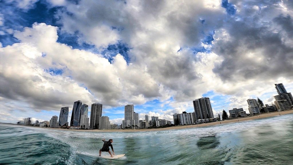 Adam na Surfers Paradise, Gold Coast, 2020